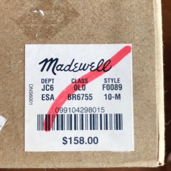 Madewell wood platform Boho mid brown leather sandals NWT - Picture 11 of 11